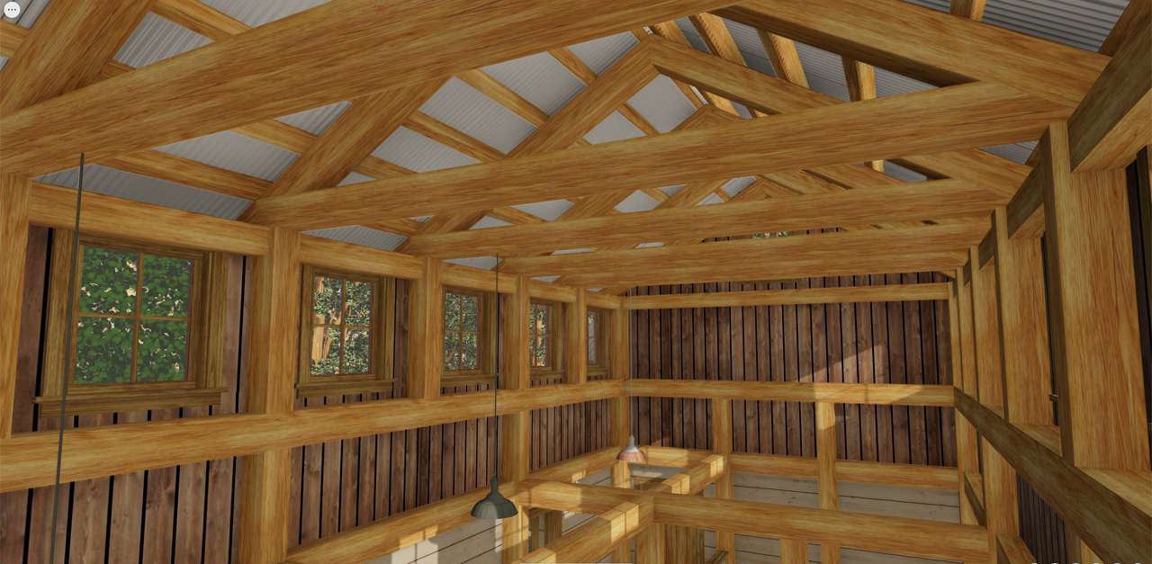 Tucker’s Modern Mountain interior Render